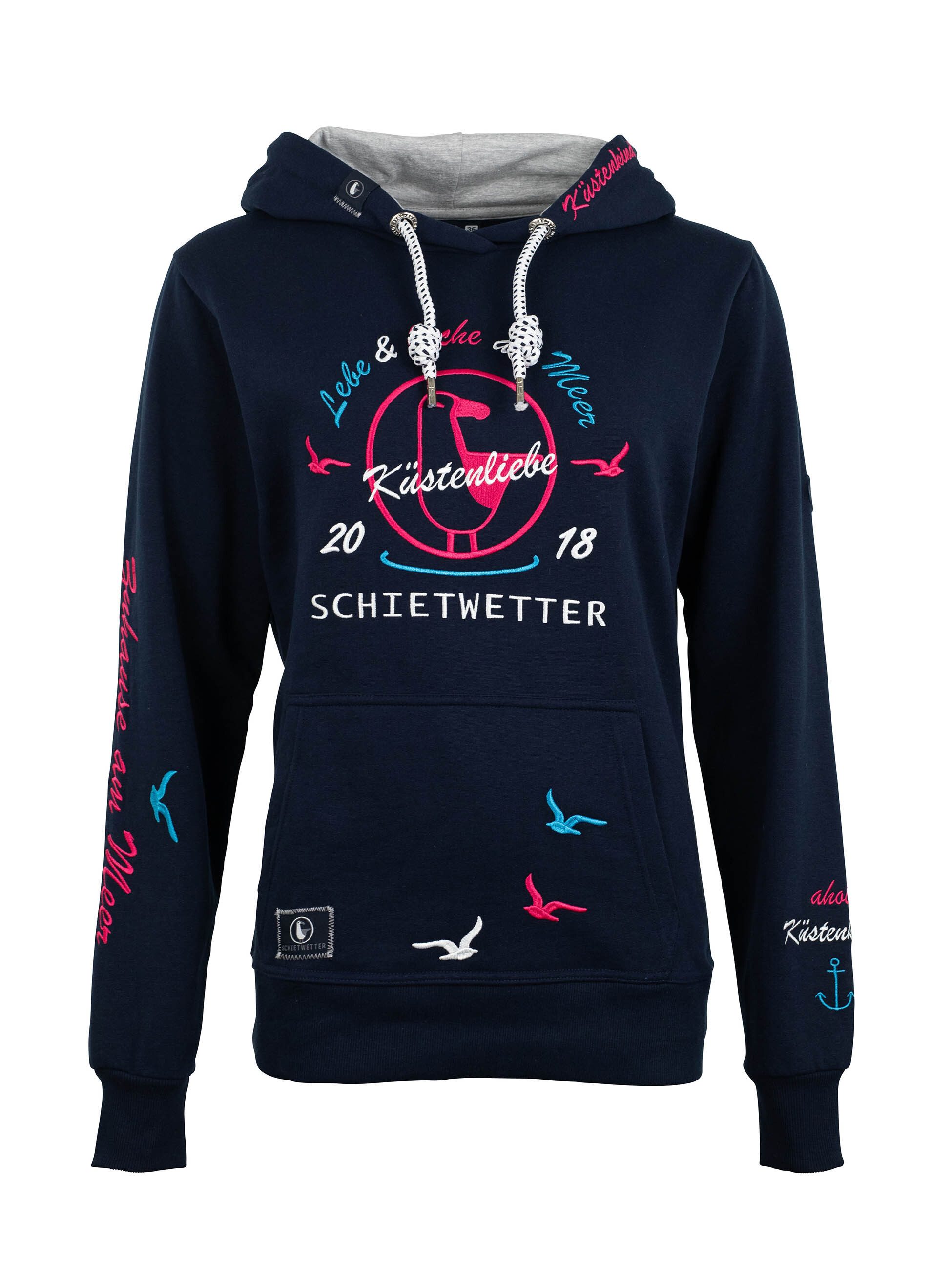 Schietwetter Kapuzenpullover Damen Hoodie Finja Flüstertüte günstig online kaufen