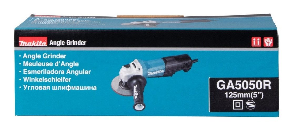Makita Winkelschleifer, max. 11000 U/min, 1.300 W, GA5050R, 125 mm - im Karton