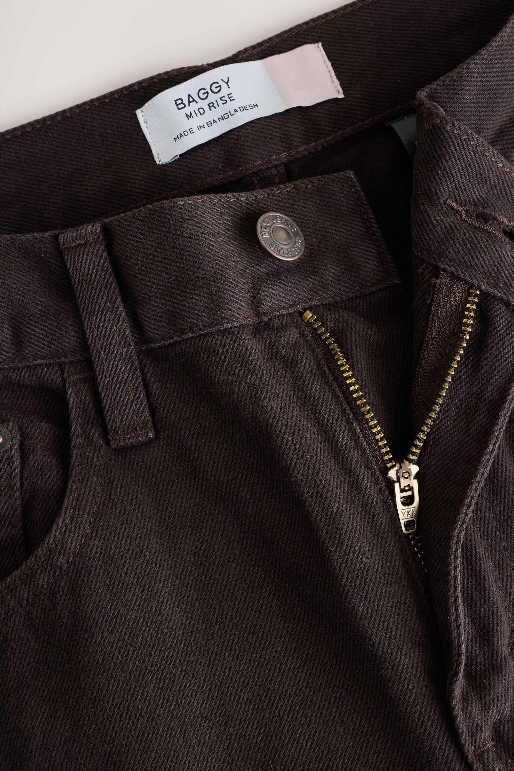 Next Weite Jeans Jeans mit mittelhohem Bund und weitem Bein (1-tlg)
