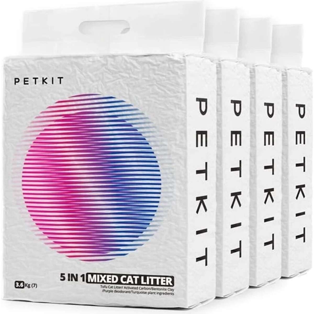 PETKIT Katzenstreu Petkit Katzenstreu Mix (5 in 1), 4 Beutel