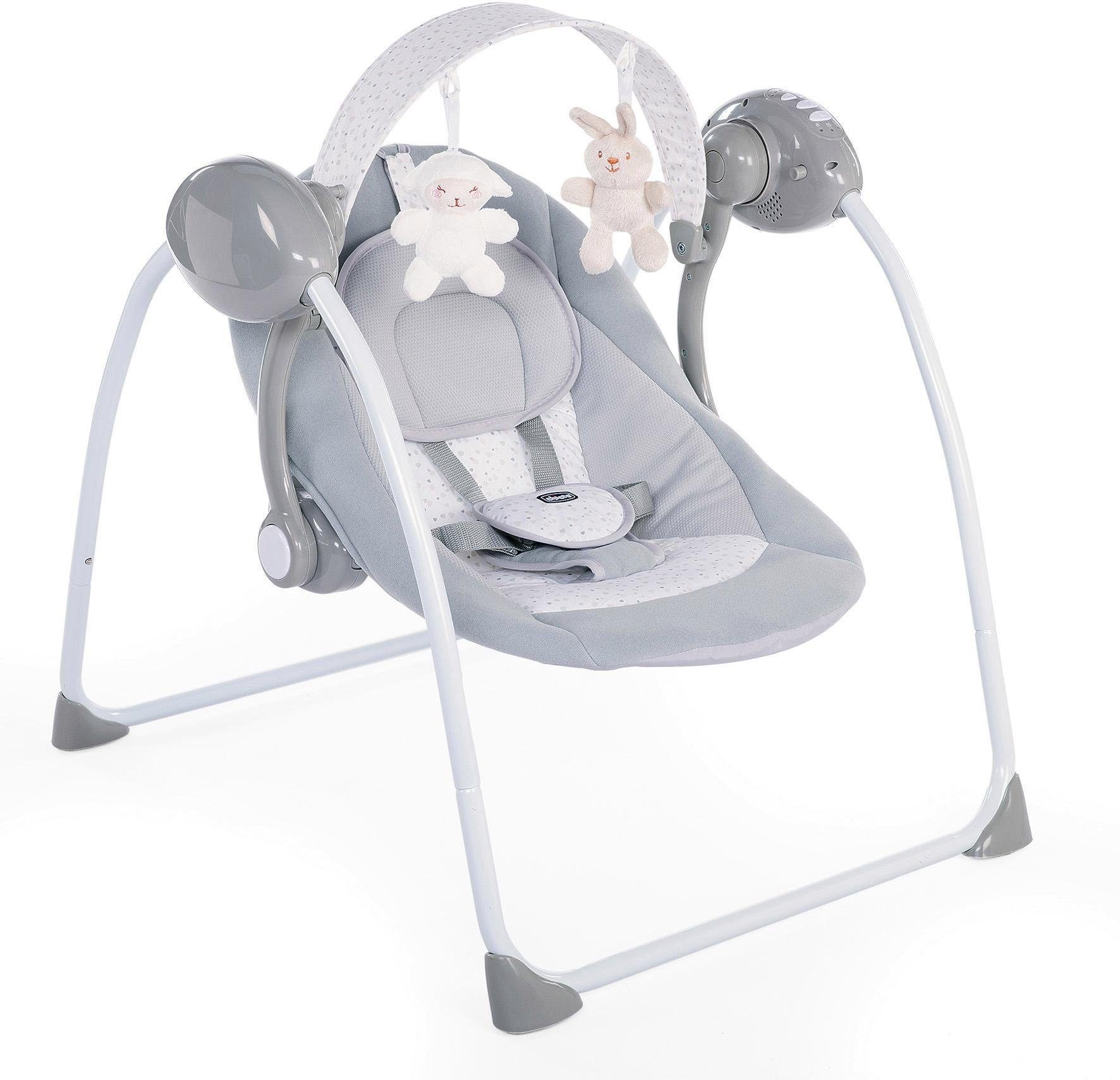 Chicco Babyschaukel Relax & Play, elektrisch Cool Grey