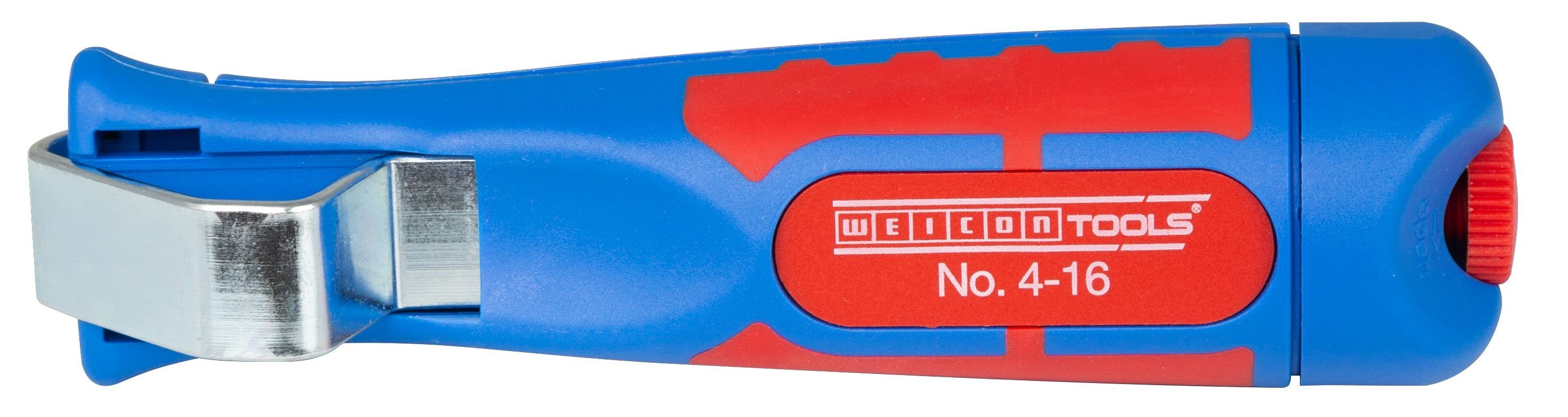 WEICON Kabelmesser Kabelmesser No. 4 - 16 mm Ø mit 2-Komponenten-Griff, (Packung, 1-tlg), Sicherheitsbügel ohne Klinge
