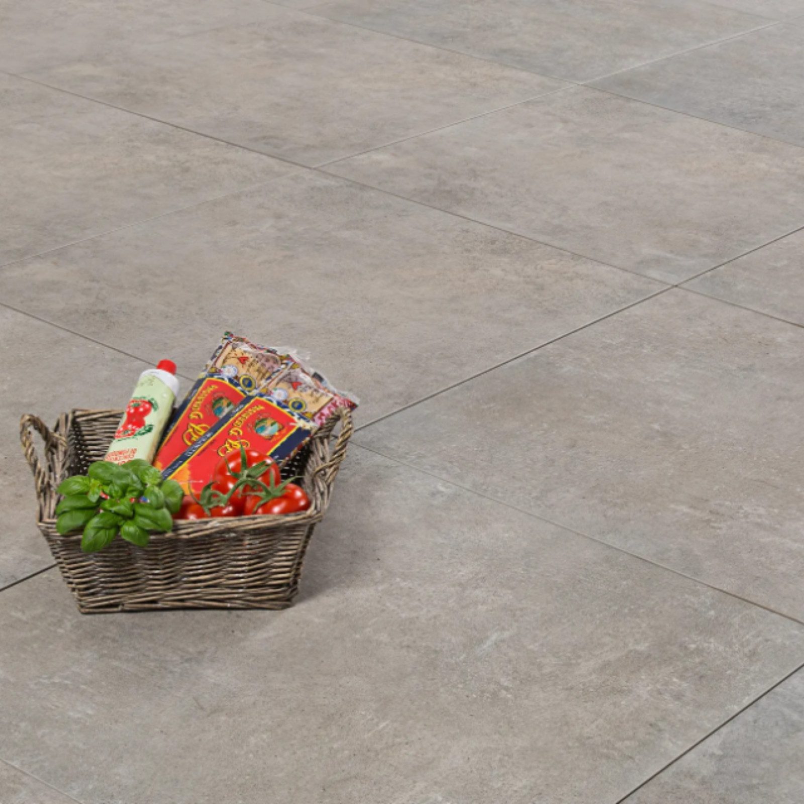 HORI Terrassenplatte HORI Terrassenplatten Feinsteinzeug Steinoptik, Boden für Outdoor, Feinsteinzeug 60x60, Dunkelgrau, Feinsteinzeug, Massiv, Rutschhemmend,Hohe Belastbarkeit,Pflegeleicht