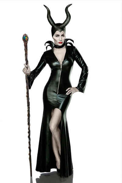 Mask Paradise Clown-Kostüm Mask Paradise Mistress of Evil, schwarz, Größe L
