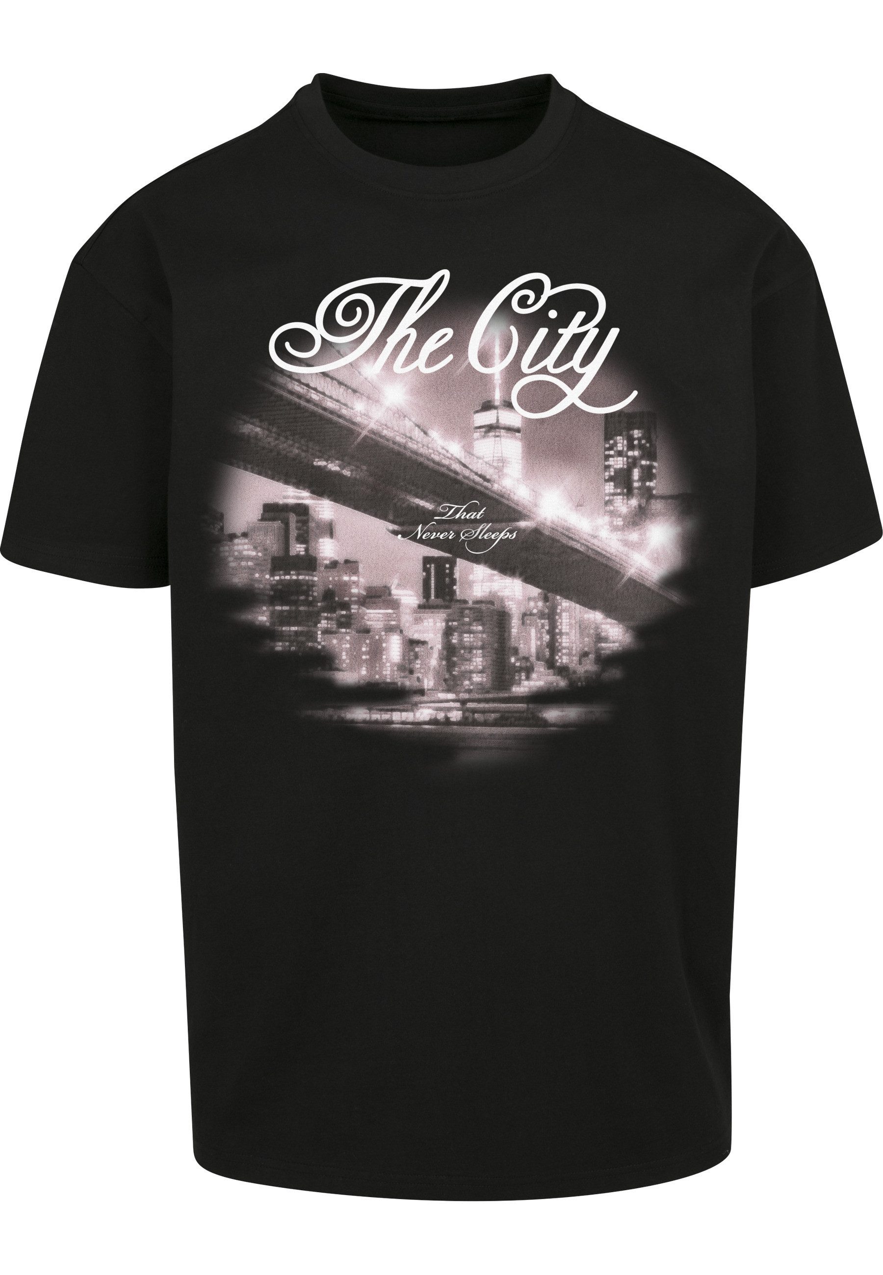 Kurzarmshirt Upscale by Mister Tee Herren The City Oversize Tee