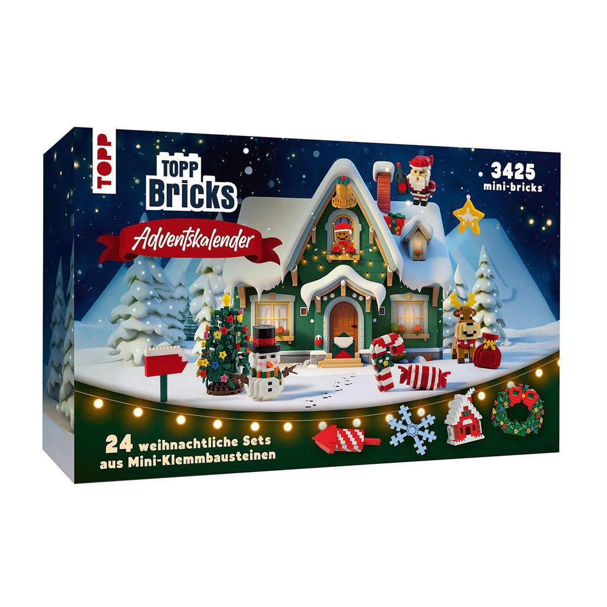 Wandkalender Adventskalender »Topp Bricks«.