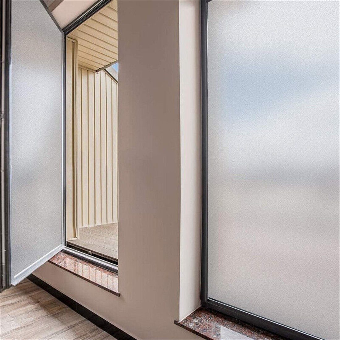 60*200cm Selbstklebende Fensterdekoration Fensterfolie Window DÖRÖY Fensterfolie Film Frosted