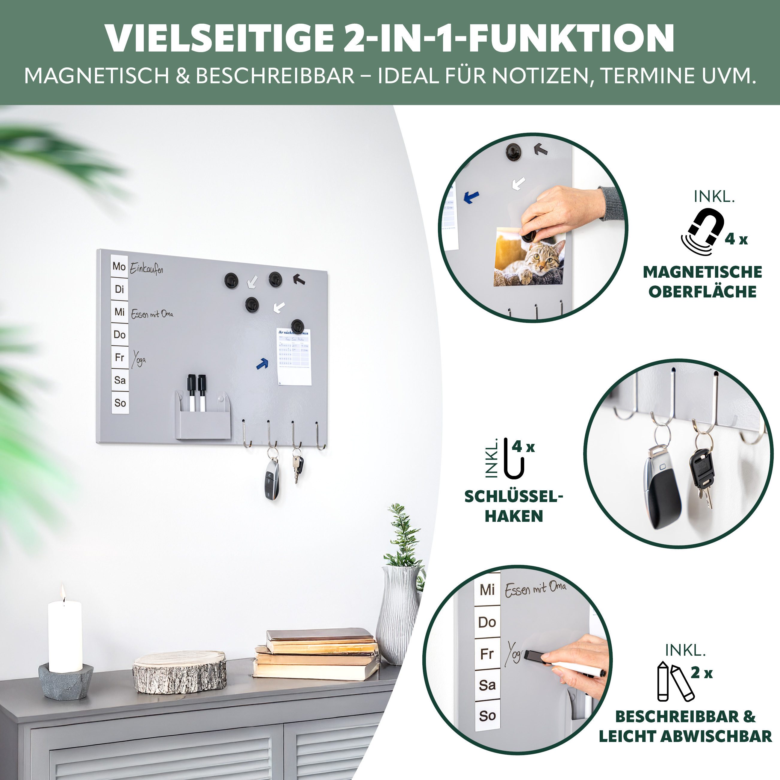 bremermann Magnettafel Magnettafel aus Metall, beschreibbar, günstig online kaufen