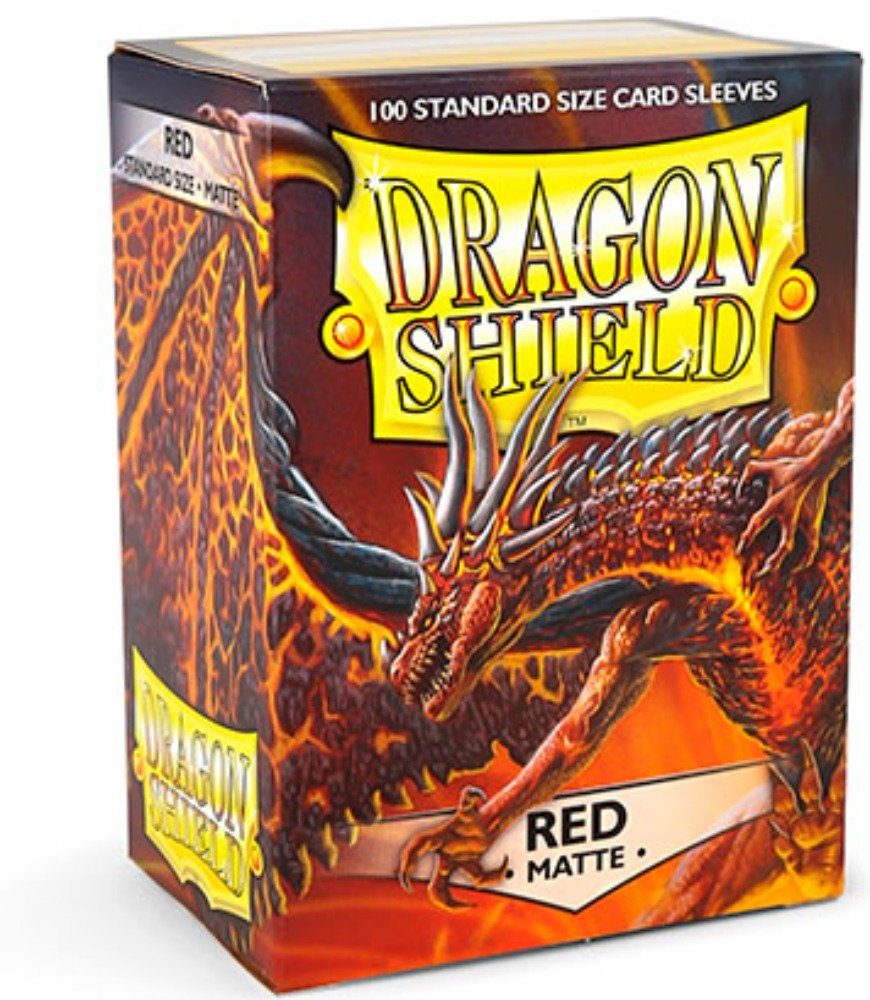 Dragon Shield Kartenhüllen Standard - 100 Stück Pro Packung, Schwarz, 10 Packungen (insgesamt 1000 Hüllen)