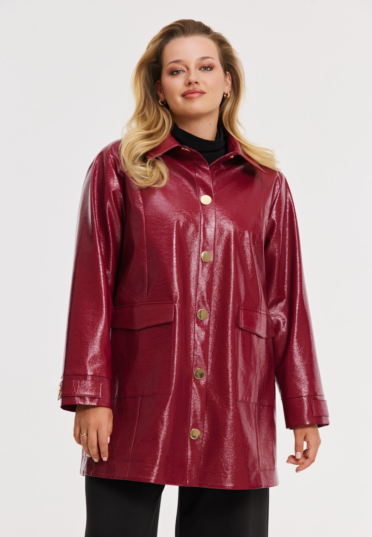 Langmantel Damen Jacke mit Druck