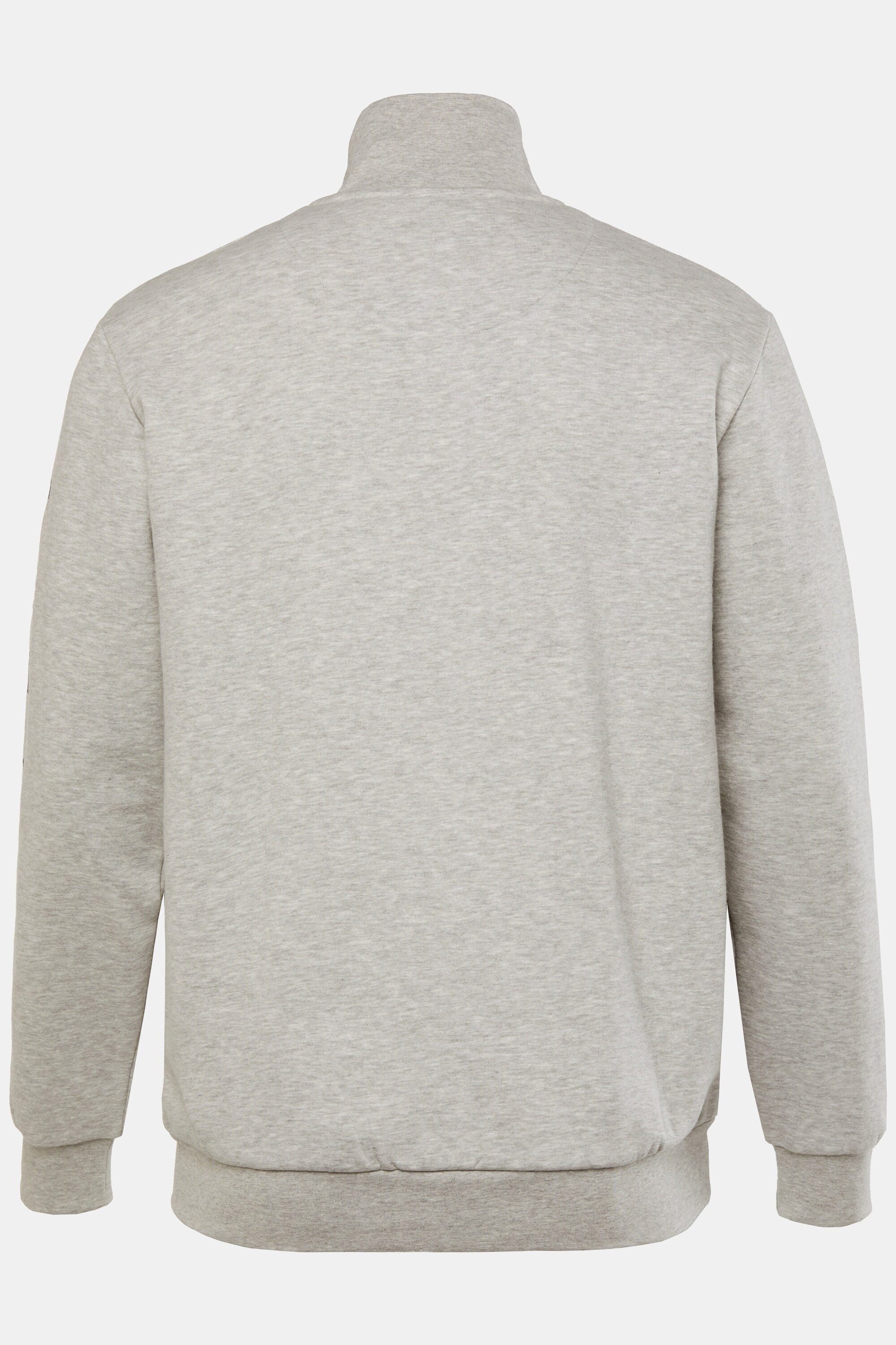 Men Plus Fleecejacke Sweatjacke Stehkragen günstig online kaufen