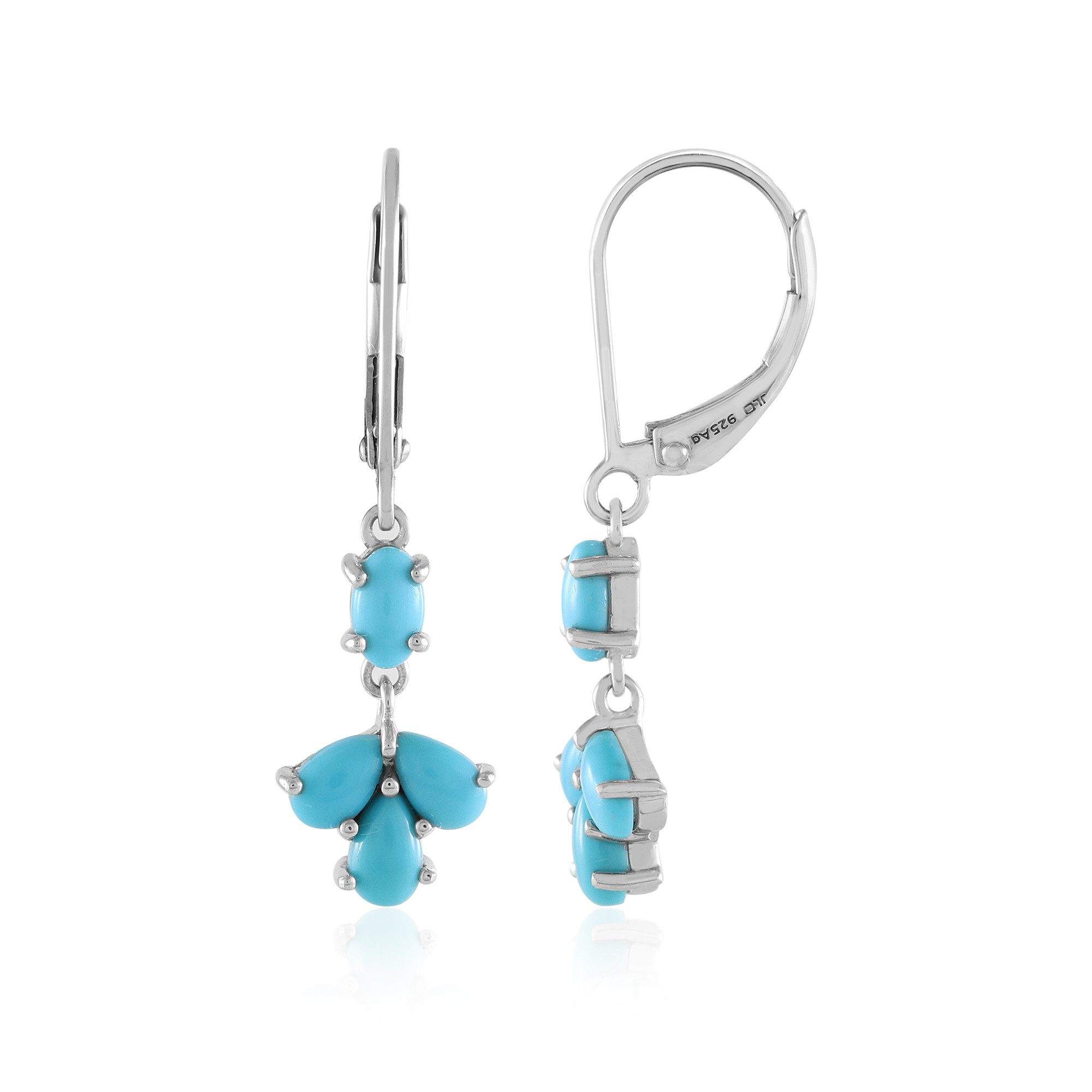 Cavill Ohrring-Set Cavill Ohrhänger 1,62 ct Sleeping Beauty Türkis in Silbe günstig online kaufen