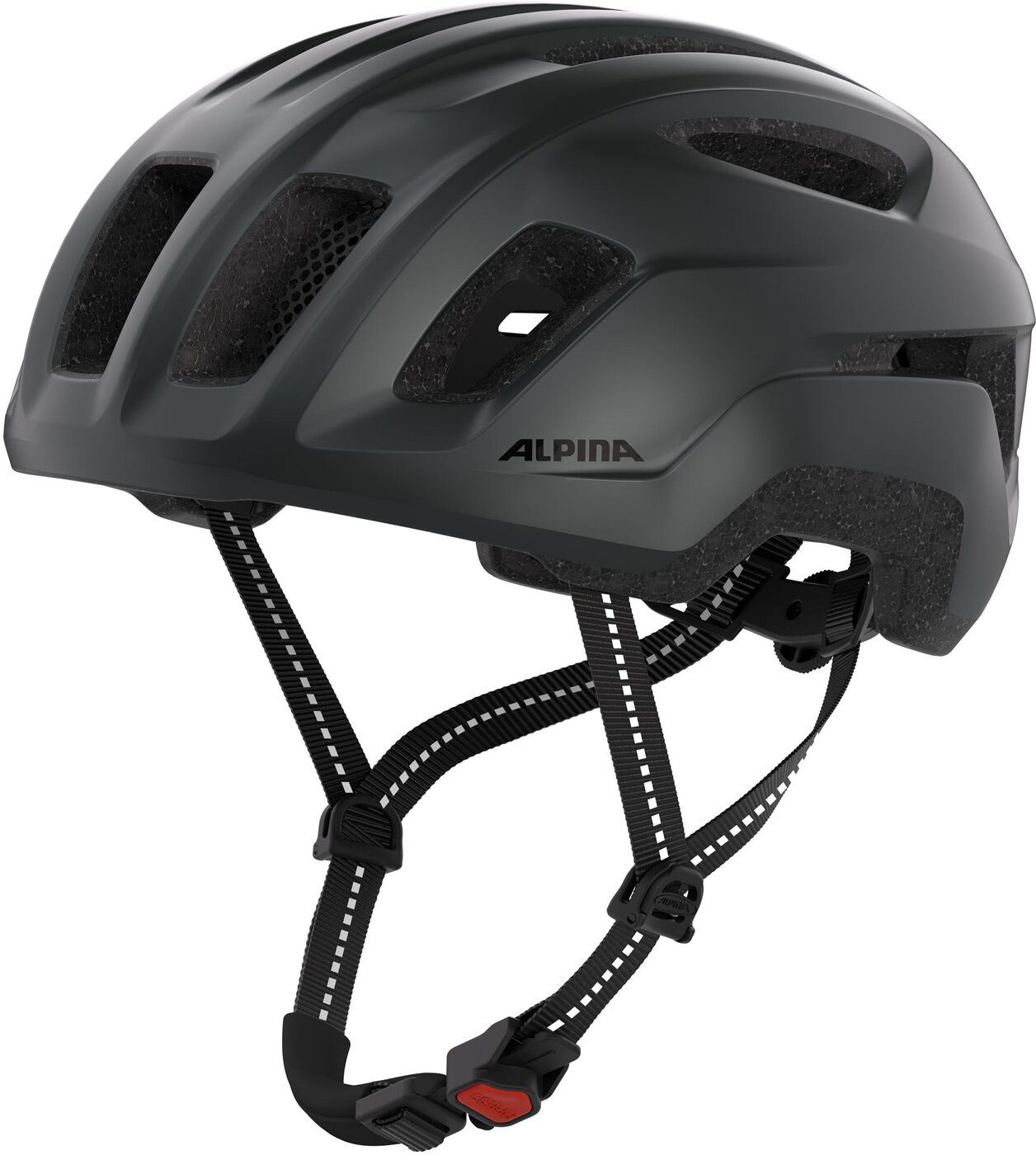 Alpina Sports Fahrradhelm PARANUS URBAN BLACK MATT