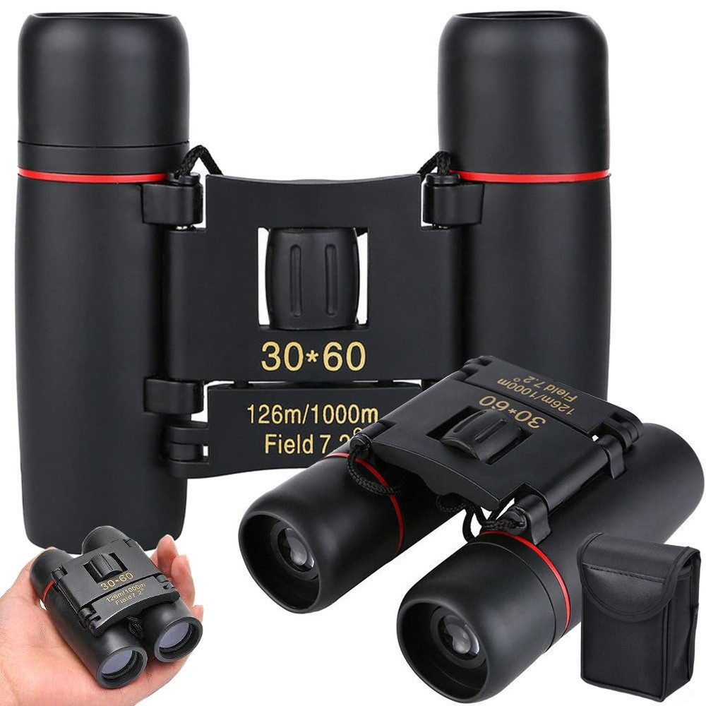 emeco Mini 30 x 60 Zoom Outdoor Monocular Fernglas Multi Zoom SCHWARZ Fernglas