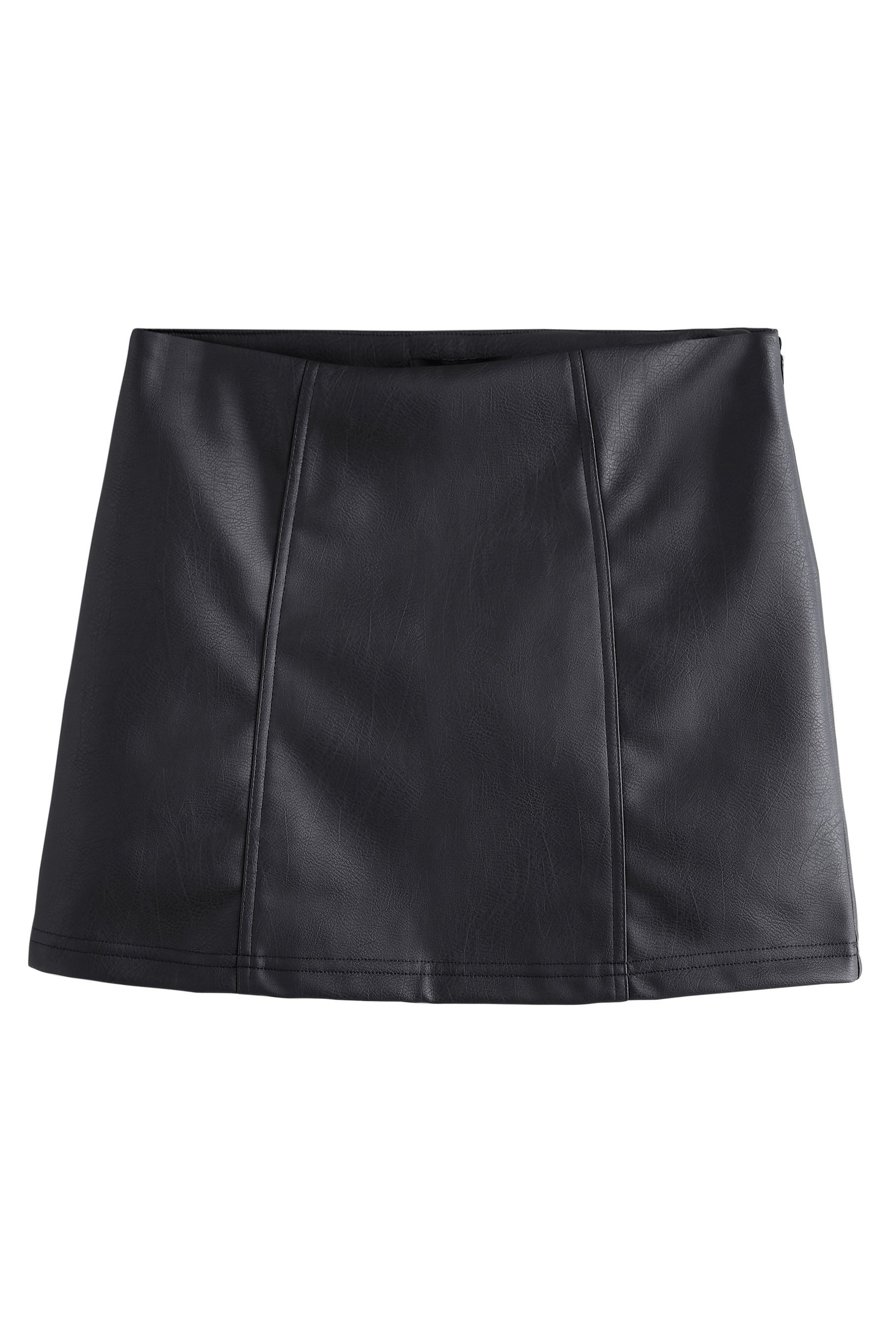 Next Lederrock Minirock aus Kunstleder (1-tlg) günstig online kaufen