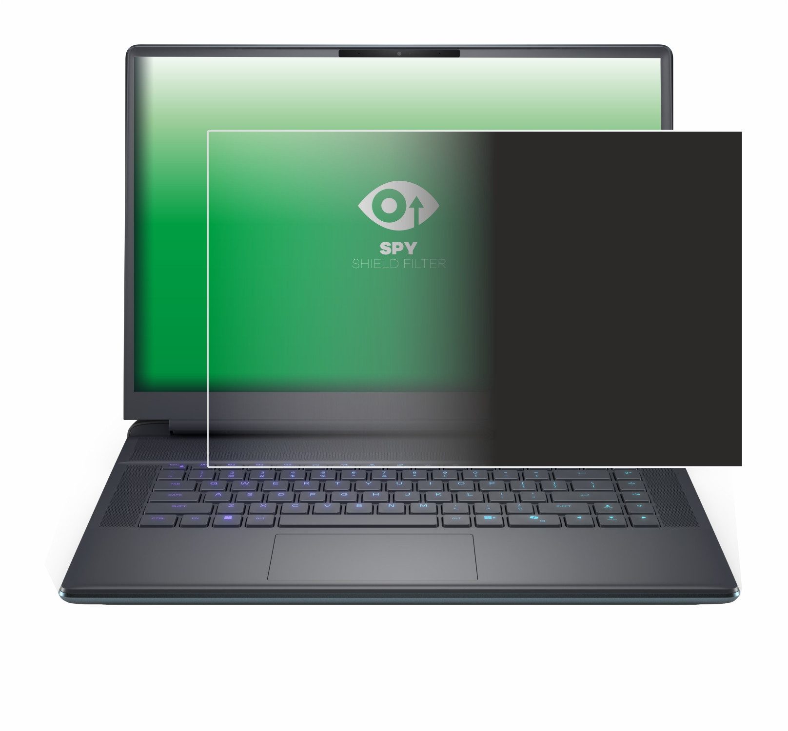 upscreen Displayschutzfolie Blickschutzfilter für Dell Alienware 16 Area-51, Anti-Spy Privacy Filter Sichtschutz Blickschutzfilter Blaulicht-Schutz