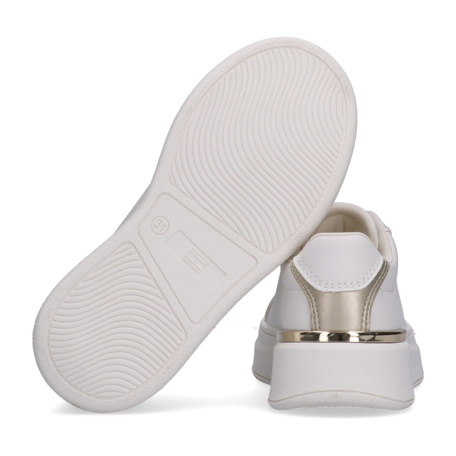 Tommy Hilfiger Plateausneaker Trendy Schnürschuh, Halbschuh, Schnürschuh mit Plateausohle