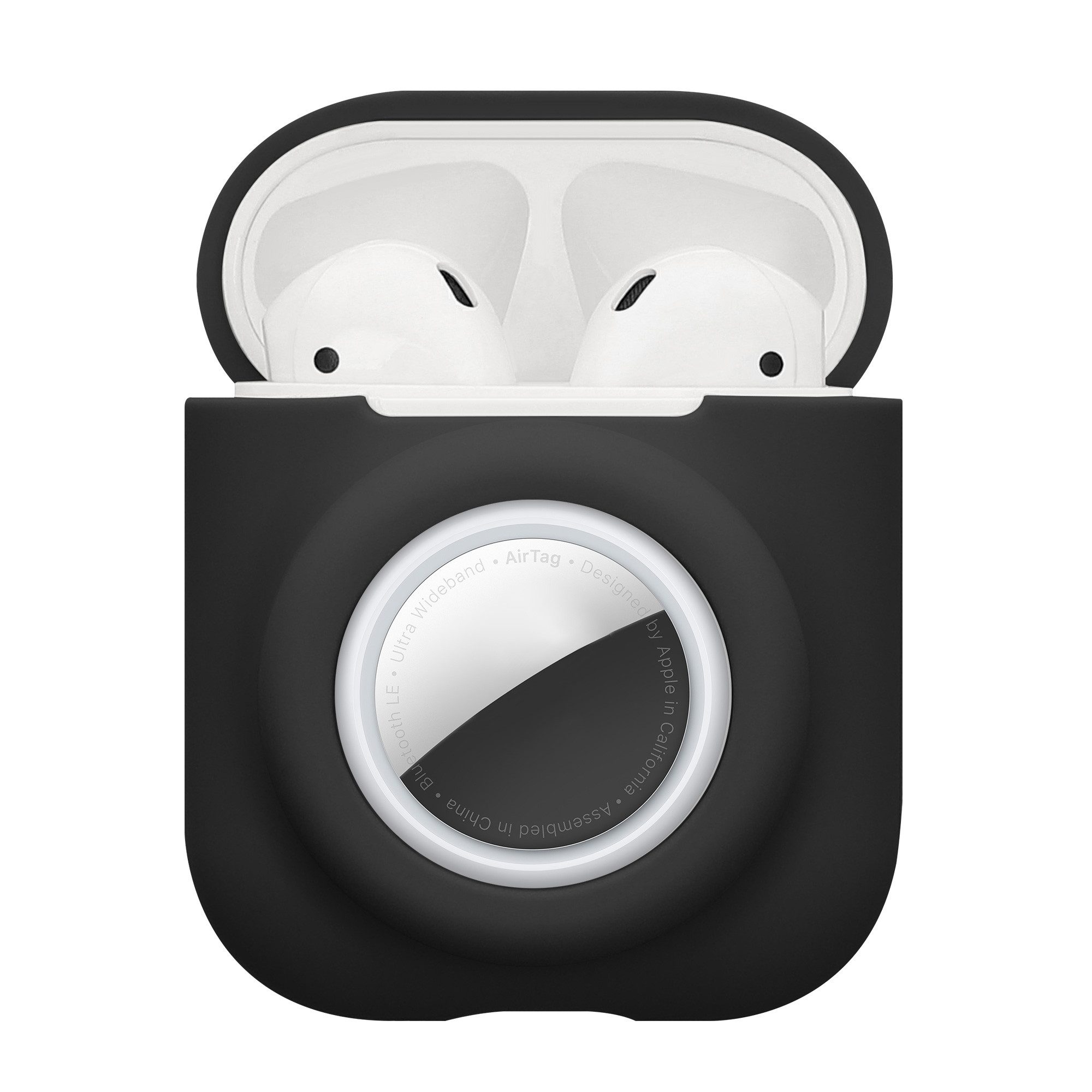 Etui 2-in1 Hülle für Apple Airpods 1 & 2 und AirTag