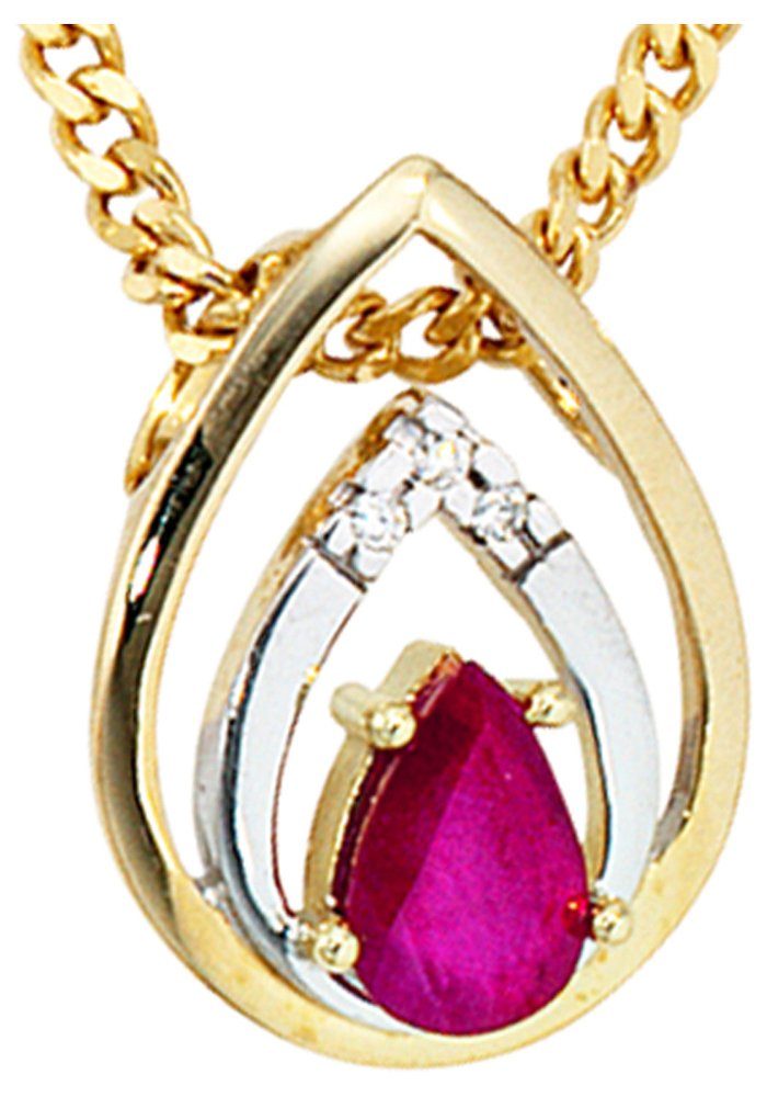 JOBO Kettenanhänger Anhänger Tropfen, ...