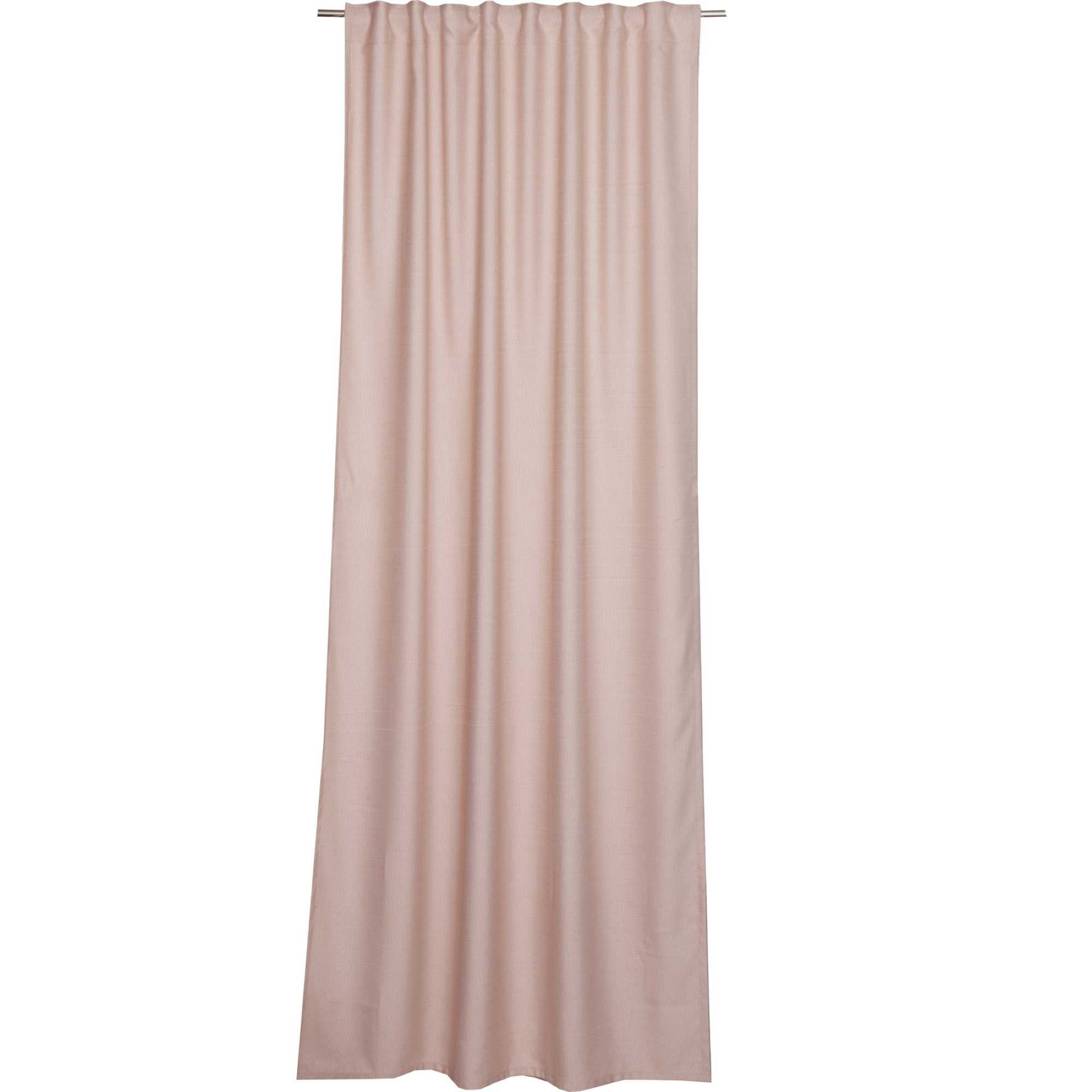 Vorhang METRIC Blickdichter Schlaufenvorhang, Esprit, Schlaufe (1 St), Polyester, 130 x 250 cm in Rose