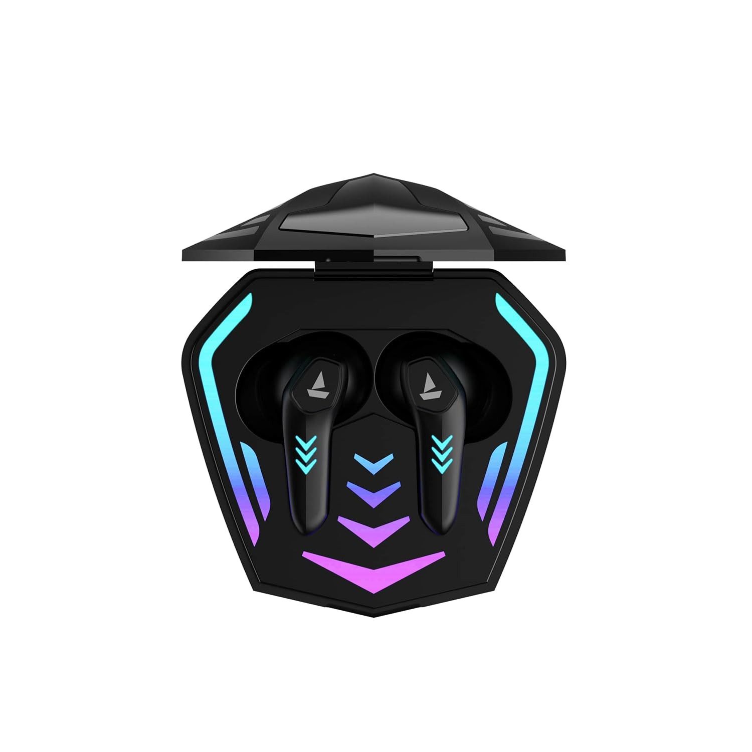 boAt Immortal 131 TWS In-Ear Ohrhörer kabellos Bluetooth wireless In-Ear-Kopfhörer (Bluetooth, Gaming-Modus, Mikrofon, kabellos, Schnellladen5.3)
