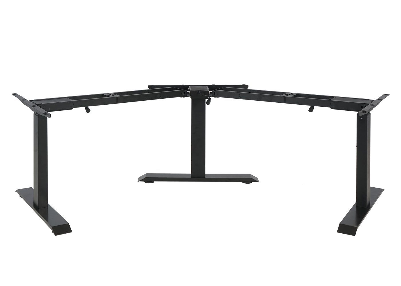 MCW Tischgestell (3-St., schwarz höhenverstellbar MCW-D40 1), in Stufenlos 3