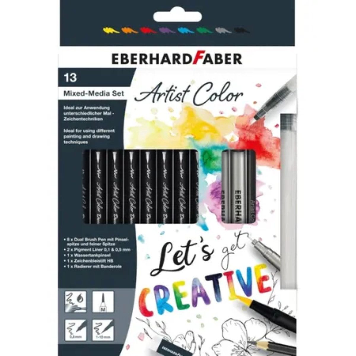 Eberhard Faber Spiel Mixed Media Artist Color Set - 13 Teile