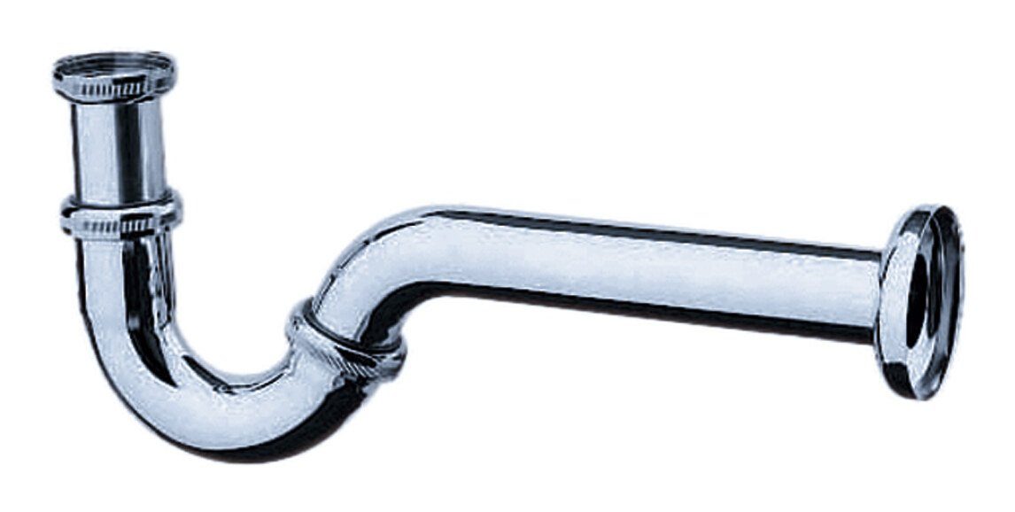 hansgrohe Siphon, Röhrensiphon Standardmodell für Bidet - Chrom