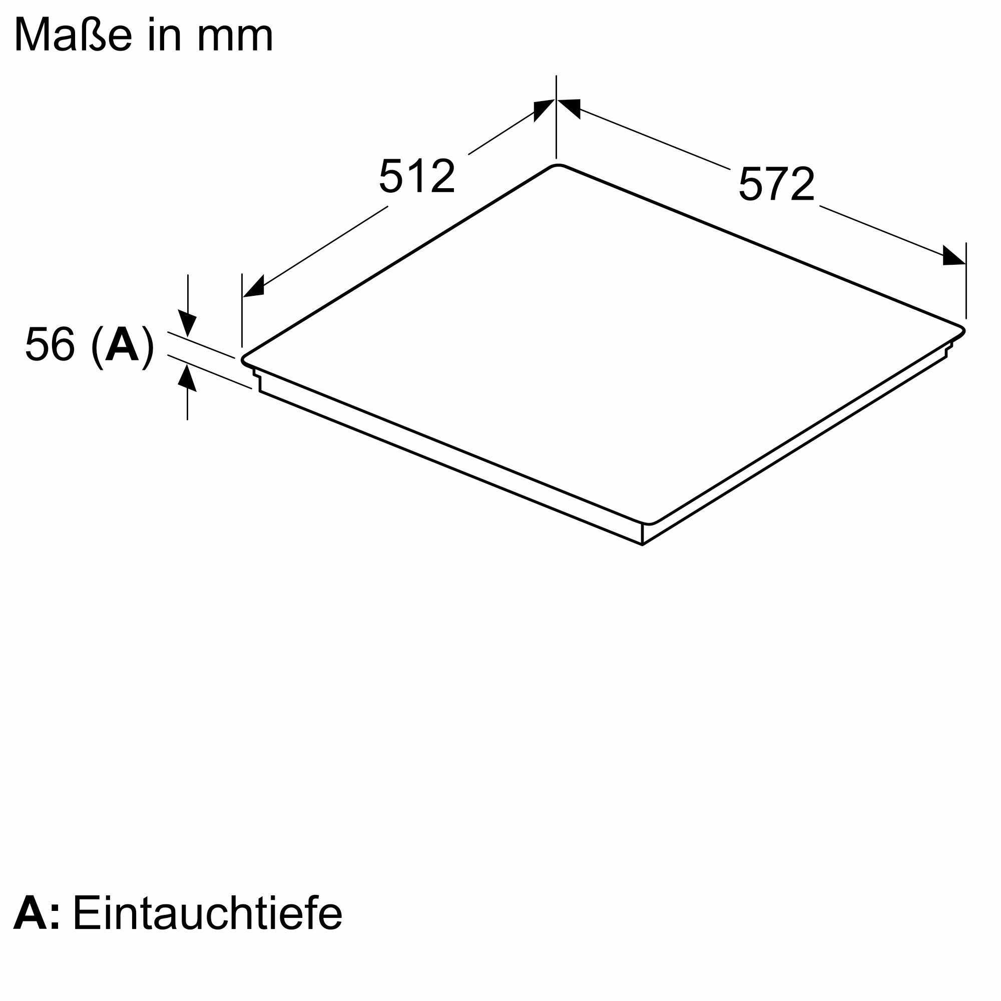 SIEMENS Induktions-Kochfeld iQ300 EH601HFB1E, Erweiterte Bräterzone & intuitive Touchslider-Bedienung – Bild 5 von 5