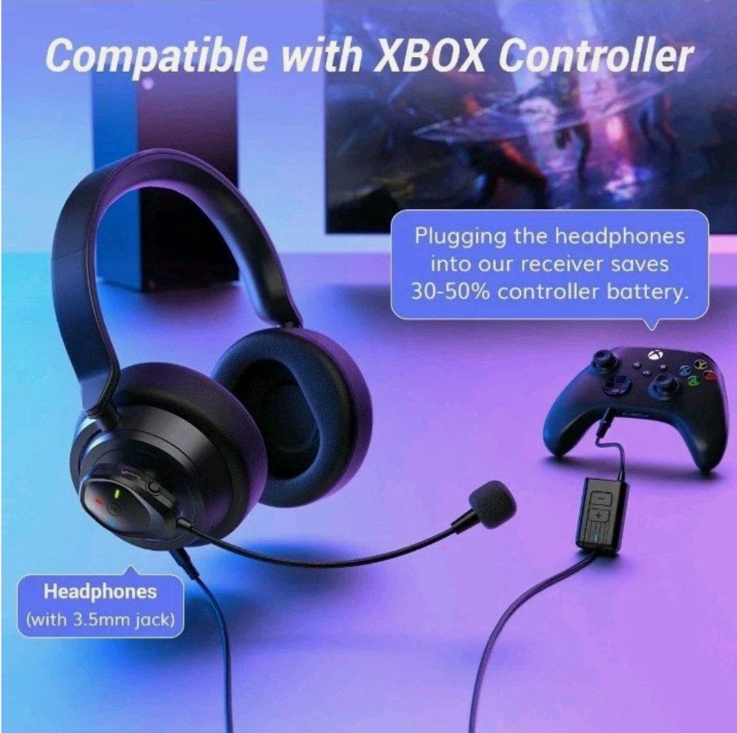 TONOR Streaming-Mikrofon TONOR TGX1 Wireless Mikrofon Xbox Series X S Boom Mic Adapter