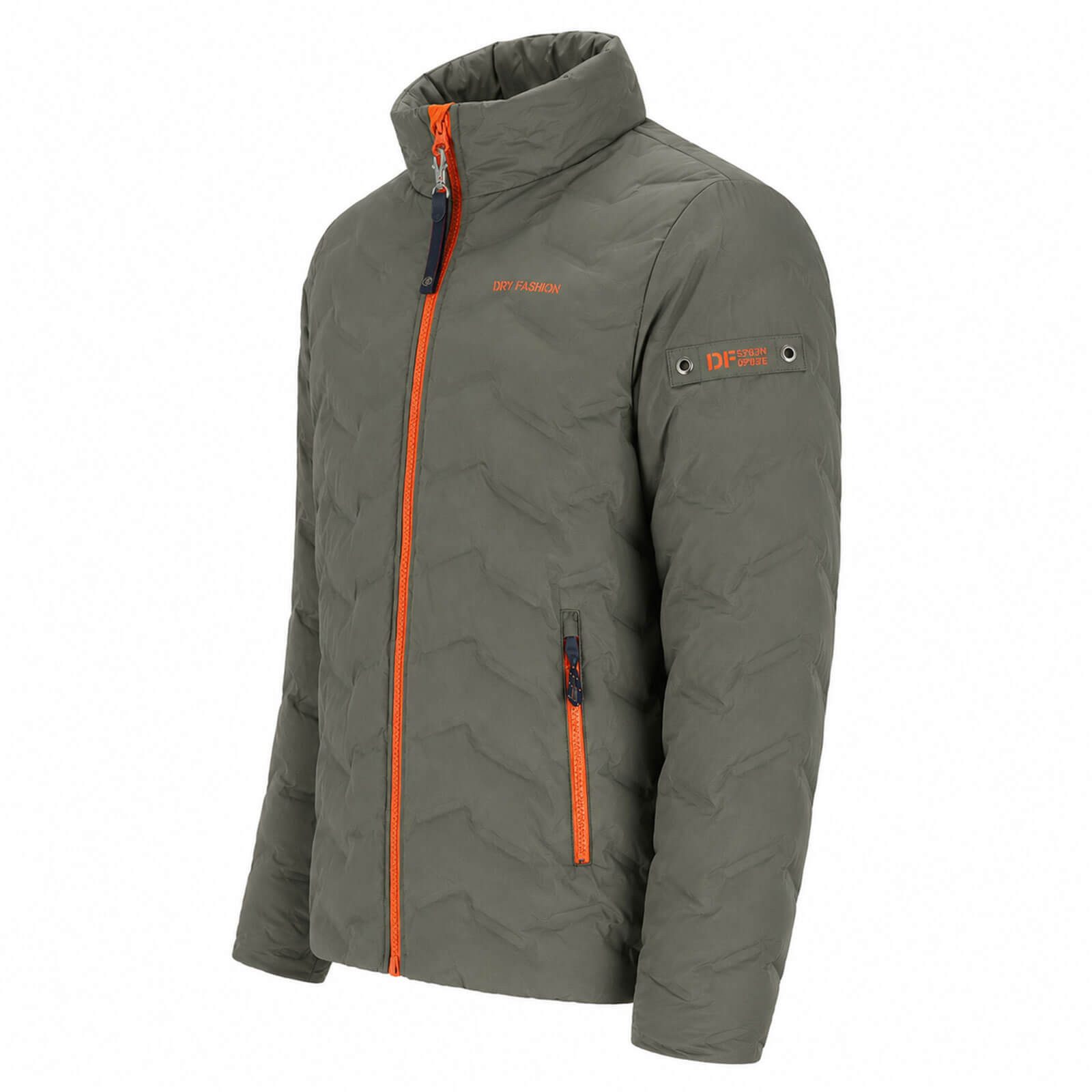 Dry Fashion Steppjacke Herren Jacke Putbus gesteppt gefüttert - Übergangsjacke Winterjacke Wind- & wasserabweisend, Stehkragen, 2-Wege-Reißverschluss, Taschen – Bild 5 von 5