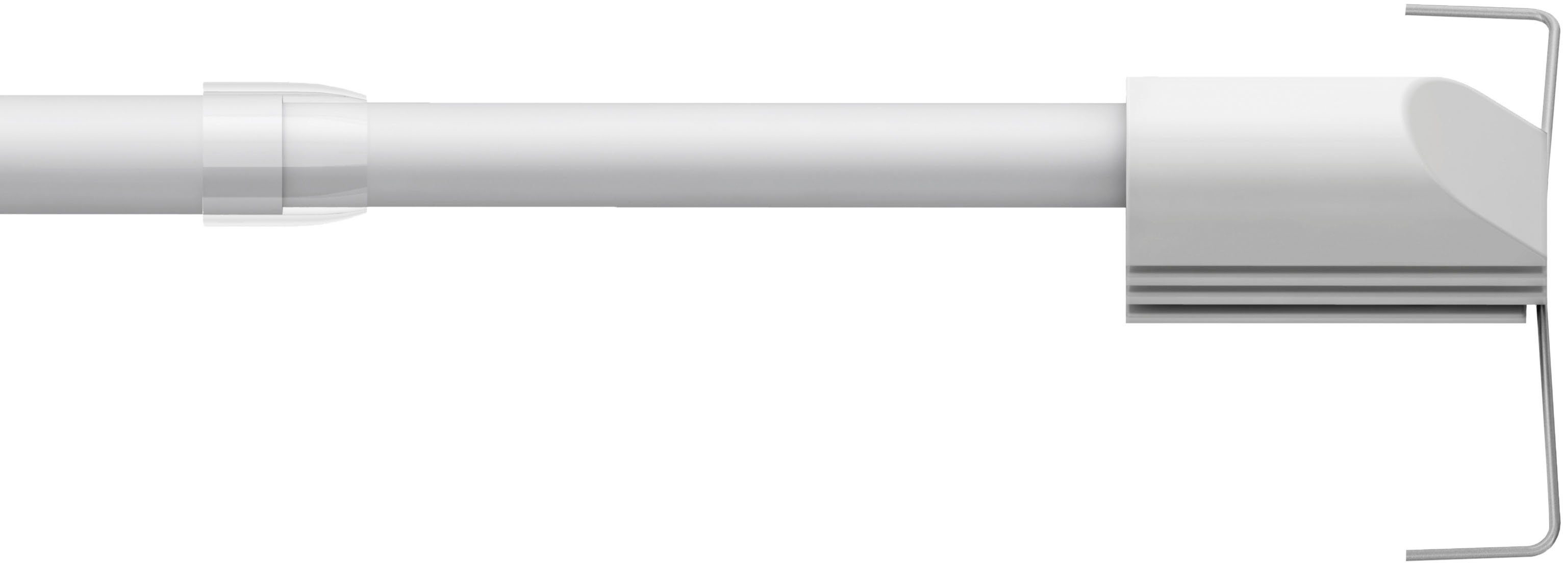 GARESA Scheibenstange ø 12 mm", Ø 12 mm, ausziehbar, ohne Bohren, geklemmt, Montage am Fensterrahmen, ausziehbar, Klemmfunktion, ohne Bohren