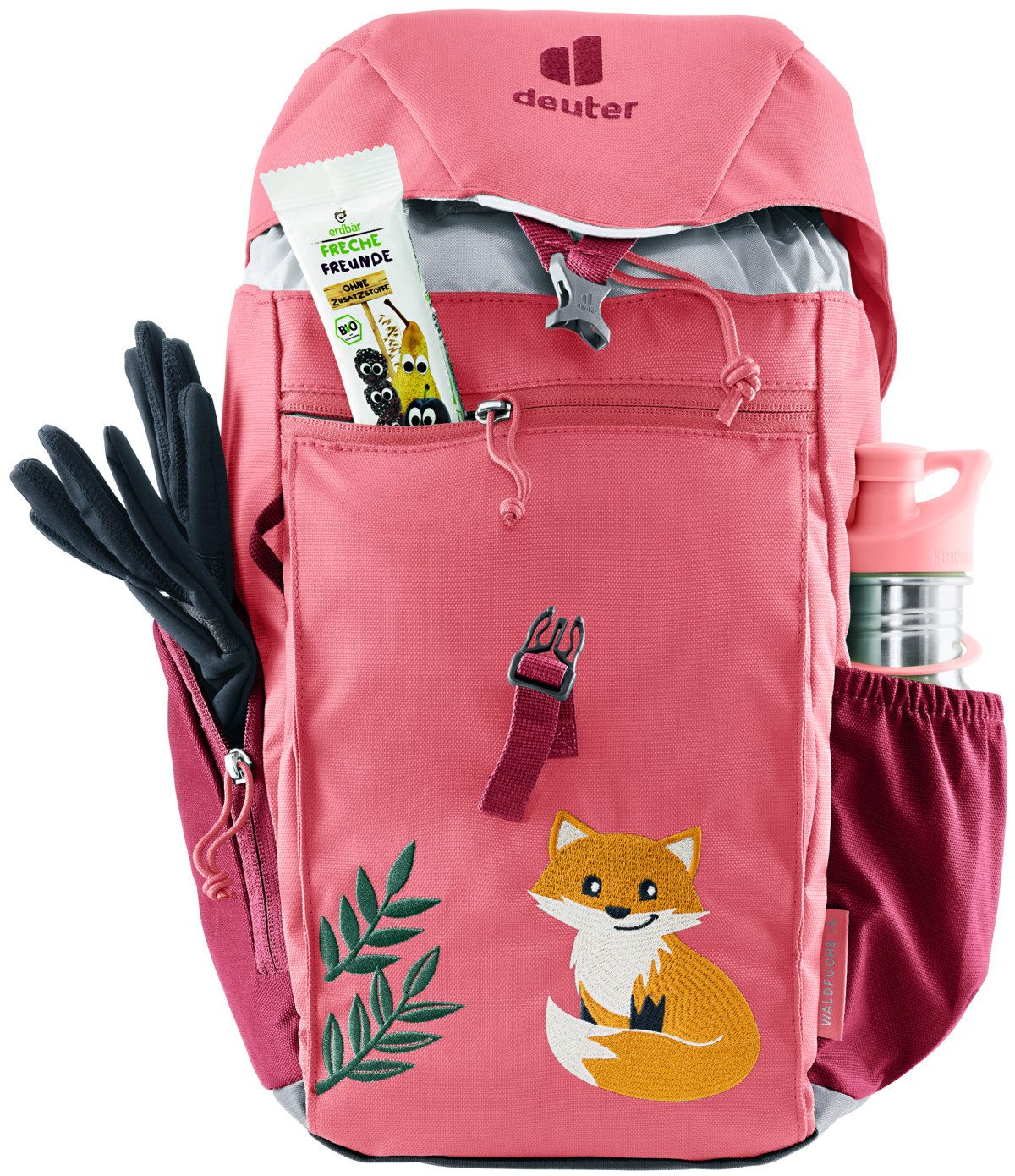 deuter Kinderrucksack WALDFUCHS 14, für aktive Abenteuer, 14 Liter Volumen, gute Belüftung am Rücken