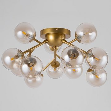 Maytoni Deckenleuchte Deckenleuchte Dallas 12-flammig 600mm gold, keine Angabe, Leuchtmittel enthalten: Nein, warmweiss, Deckenlampe, Deckenbeleuchtung, Deckenlicht