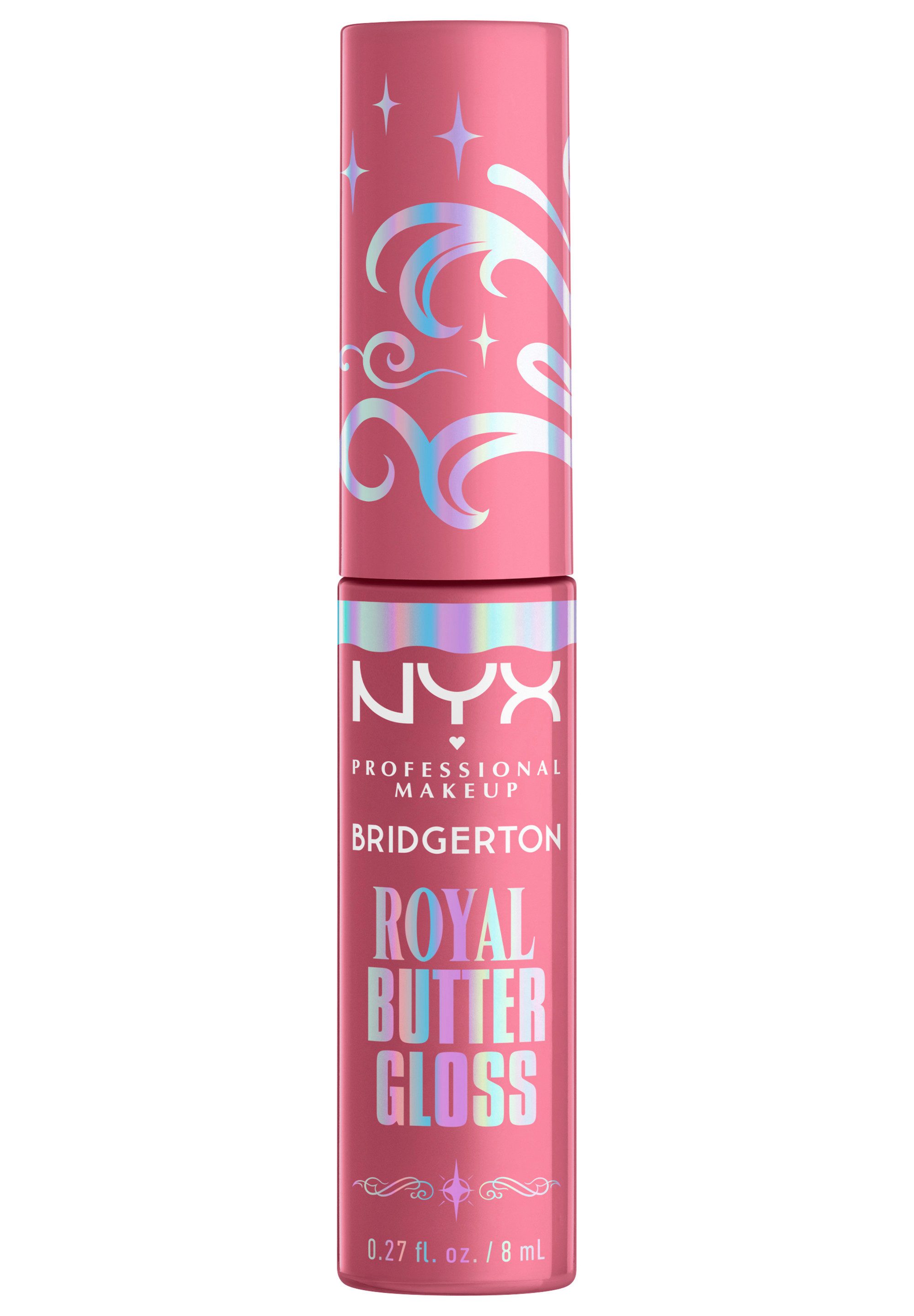 NYX PROFESSIONAL MAKEUP Lipgloss BRIDGERTON ROYAL BUTTER GLOSS, seidig glatt und butterweich