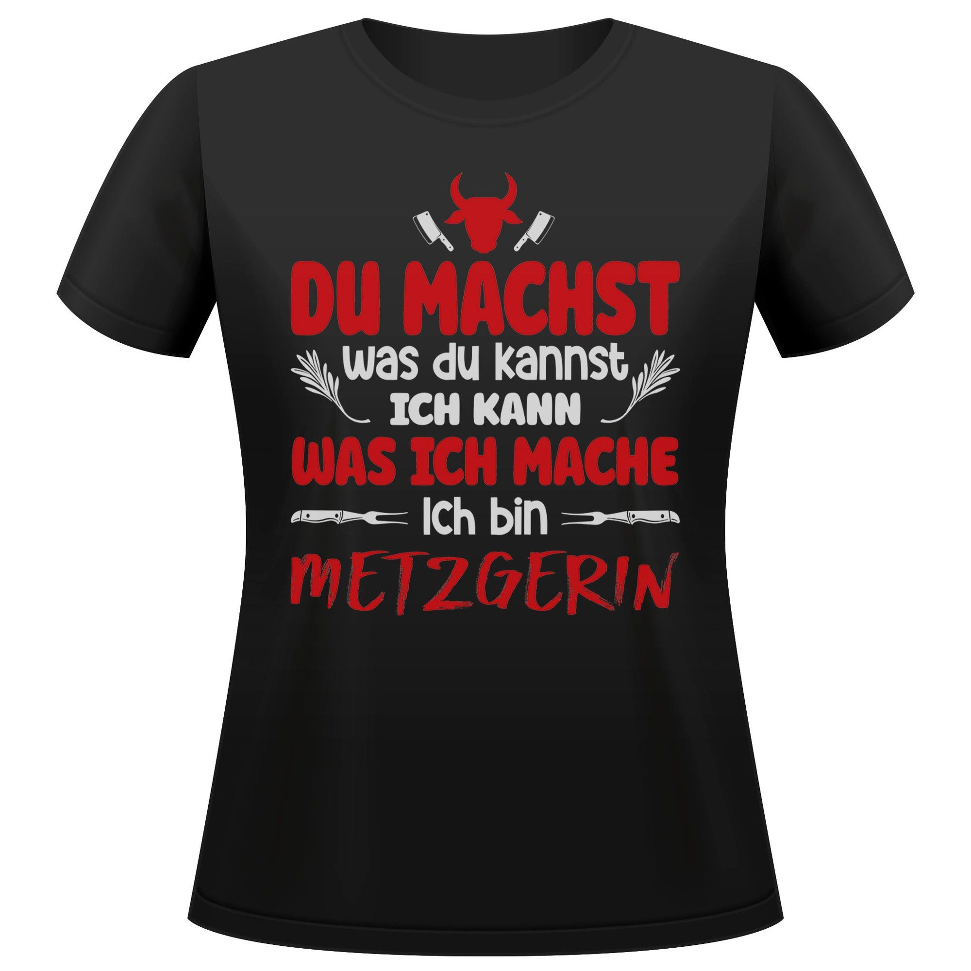 T-Shirt Metzgerin Geschenk Frauen Spruch Beruf Ausbildung Abschluss