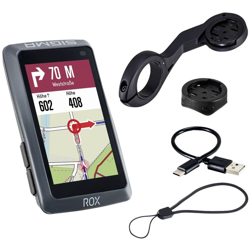 Sport ROX 12.1 EVO Basic Set Night Grey - Fahrrad-Navigationsgerät