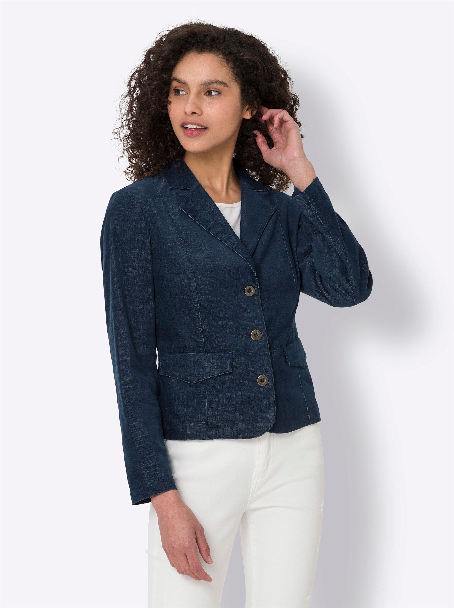 Blusenblazer Samtblazer