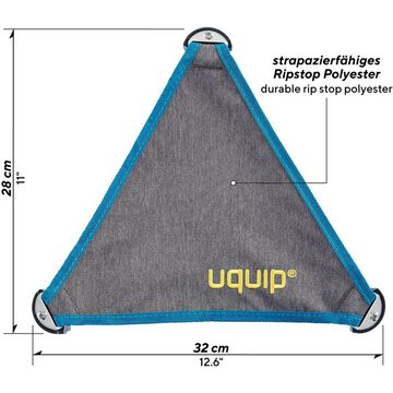 UQUIP Campinghocker Leichtgewichtshocker Trinity L Mini, Dreibein Hocker Campinghocker 150 kg