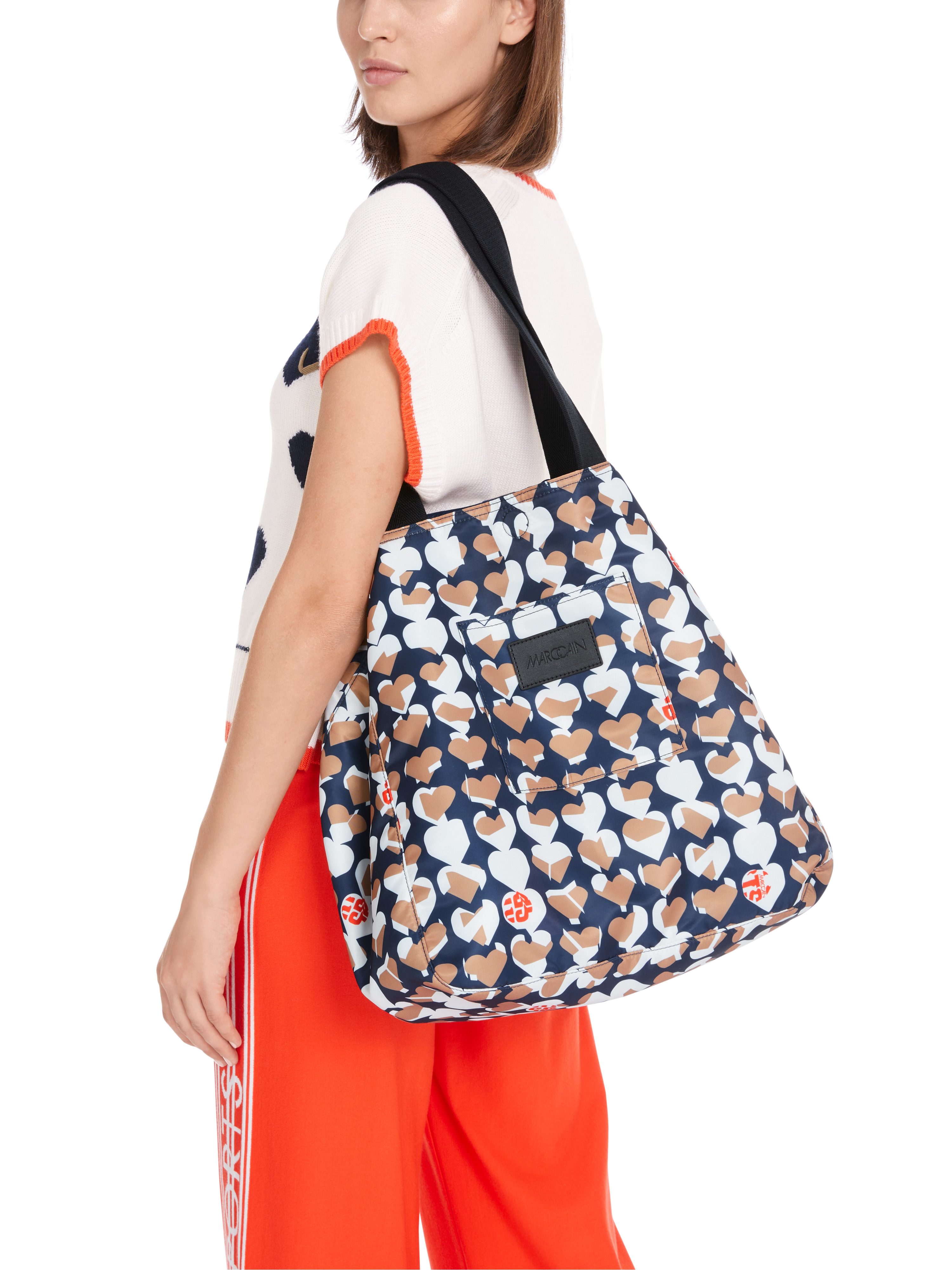 Marc Cain Shopper "Happy Classics", Schultertasche, Sporttasche mit auffäll günstig online kaufen