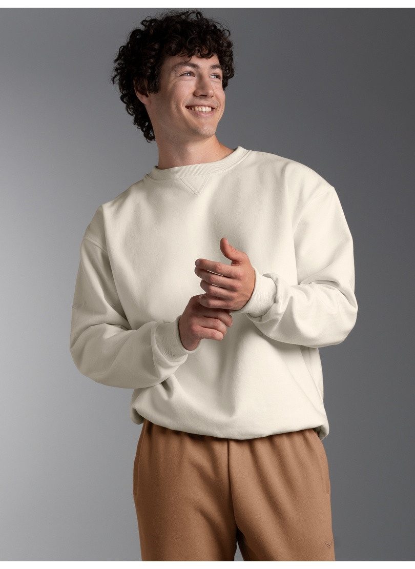 Trigema Sweatshirt TRIGEMA Basic Sweatshirt mit weicher Innenseite