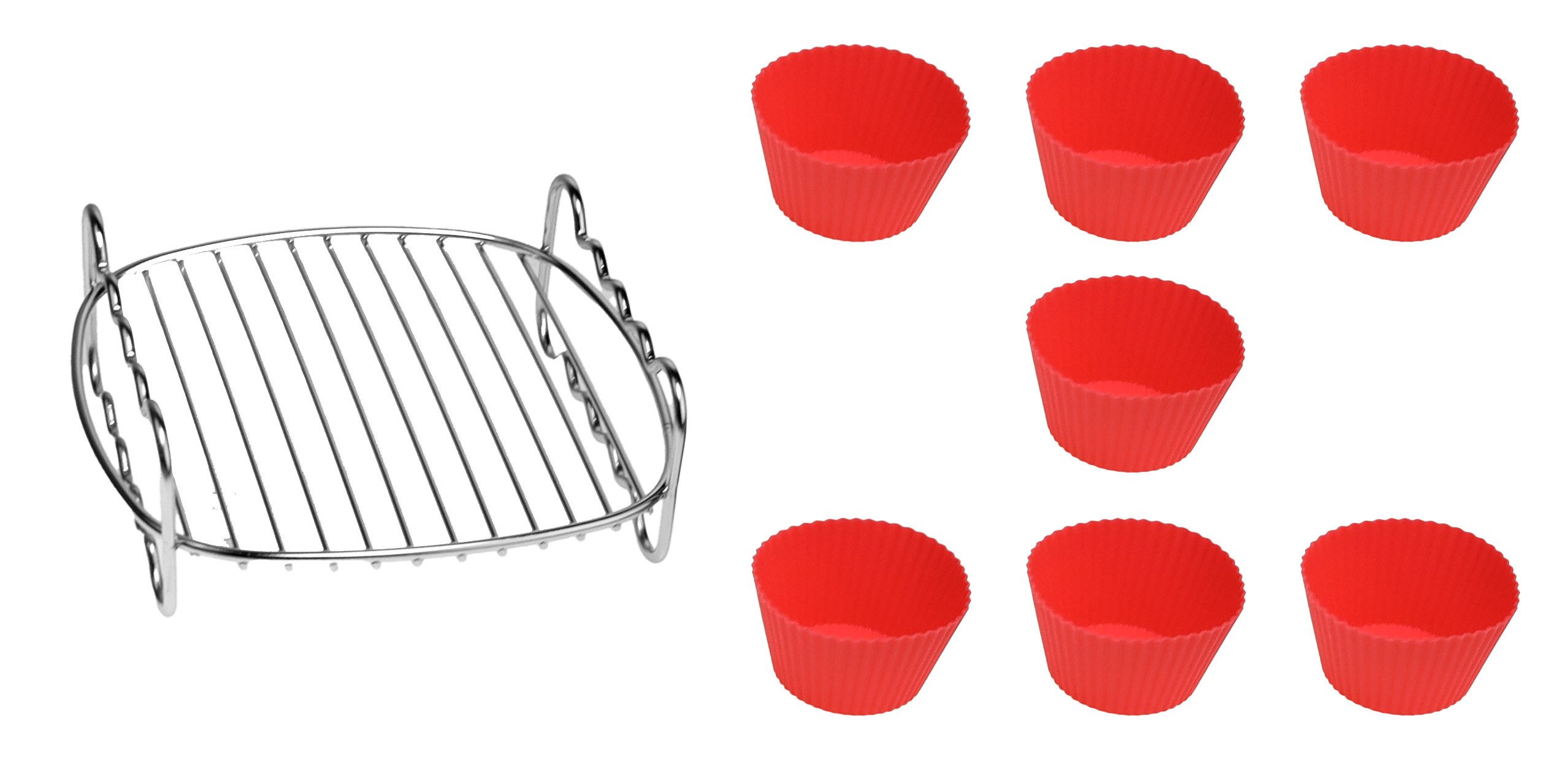 Backeinsatz Philips HD9904/01 Party Profikit (Muffinförmchen) für XL HD9270 Airfry