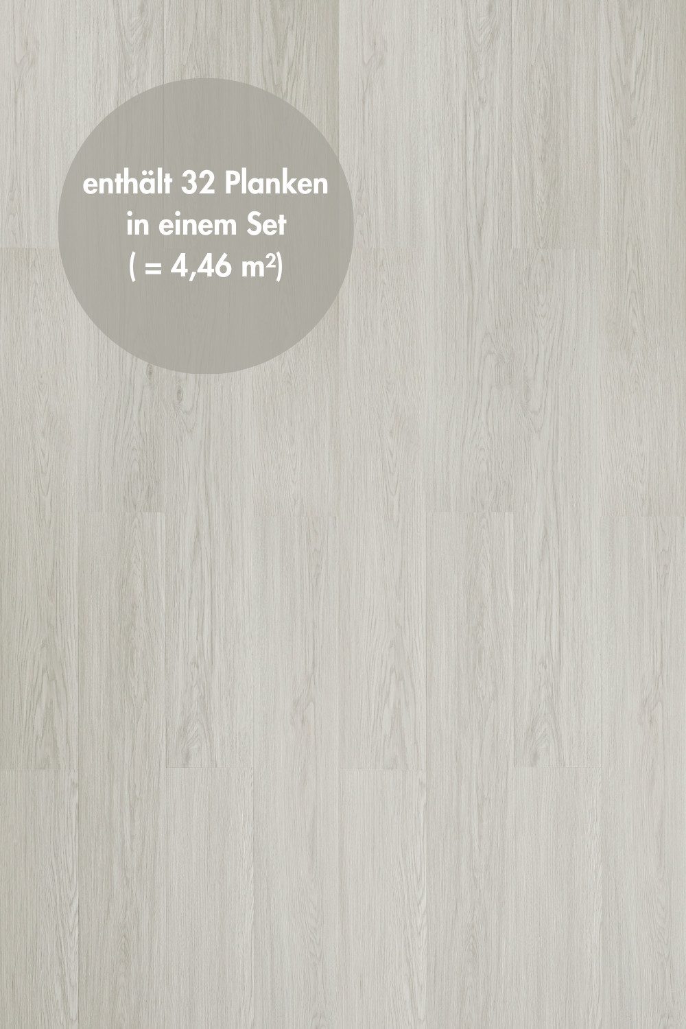 misento Vinylboden selbstklebend in Holzoptik, 32 PVC Planken je ca. 15,2 x 91,4 cm
