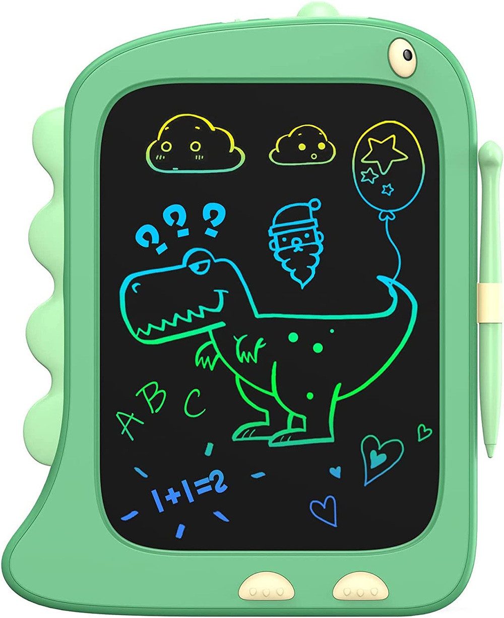Mrichbez Zaubertafel Kinder Dinosaurier Cartoon Zeichentafel, LCD Schreibtafel, (1-tlg), Kleine Tafel zum Zeichnen und Malen zu Hause