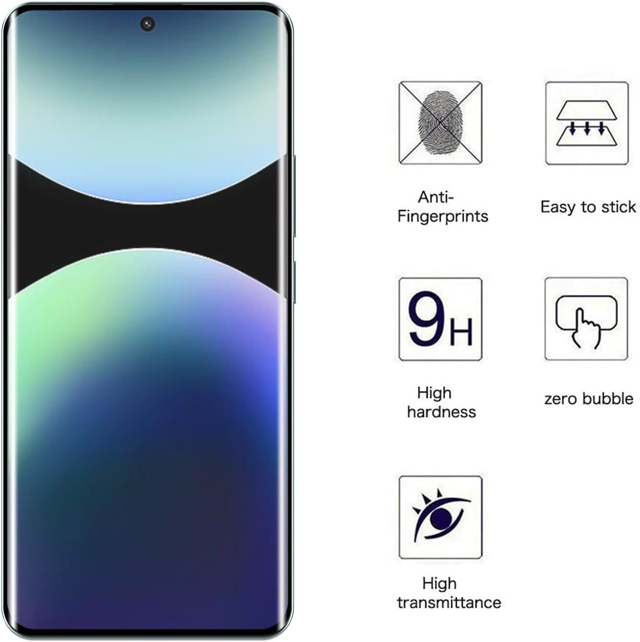 MSM Displayschutzglas 2X 3D Schutzglas (Display + Kamera) für Xiaomi Redmi Note 14 Pro+ 5G – Bild 4 von 5