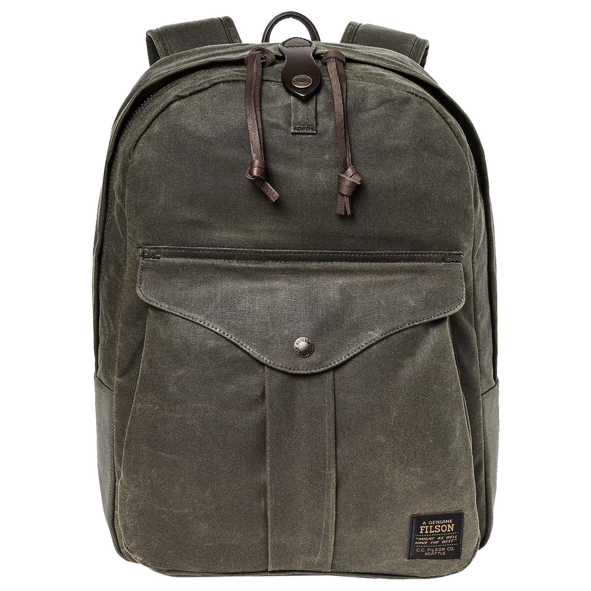 Filson Laptoprucksack Journeyman Oil Finish - Rucksack 15" 44.5 cm (otter green)