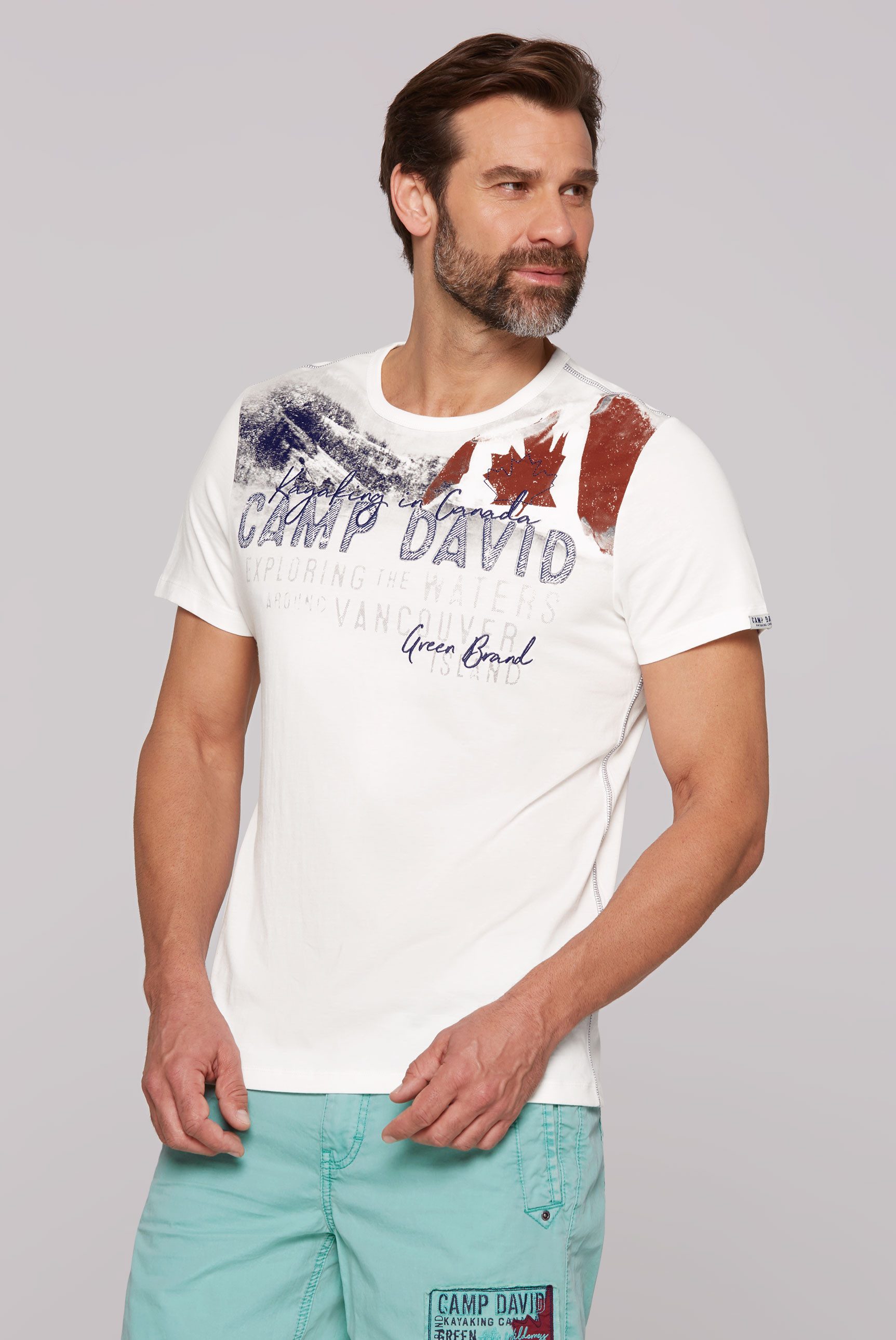CAMP DAVID T-Shirt mit Print und günstig online kaufen