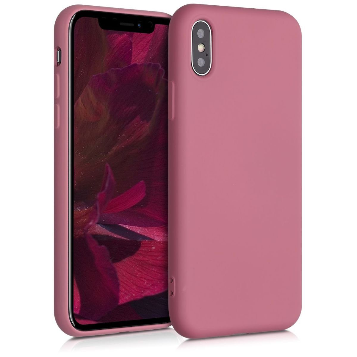 kwmobile Handyhülle Slim Case für Apple iPhone X, Hülle Silikon Handy - Handyhülle gummiert