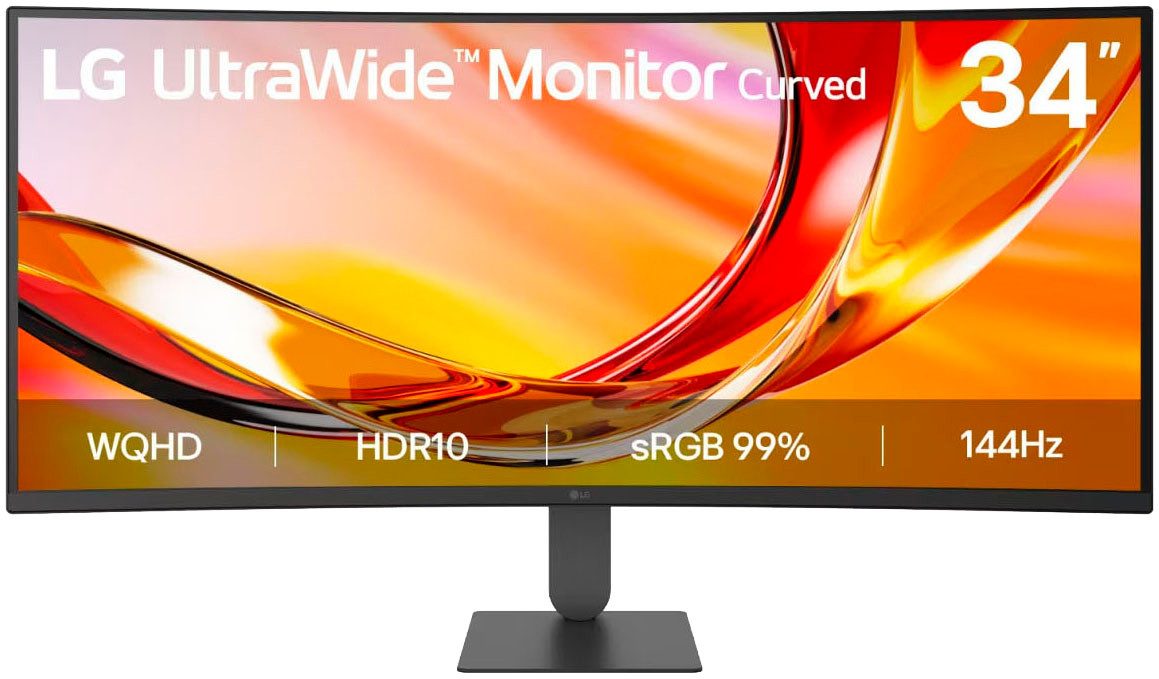 LG 34U620SB Smart Monitor (86 cm/34 ", 3440 x 1440 px, UWQHD, 5 ms Reaktionszeit, 144 Hz, VA LED)