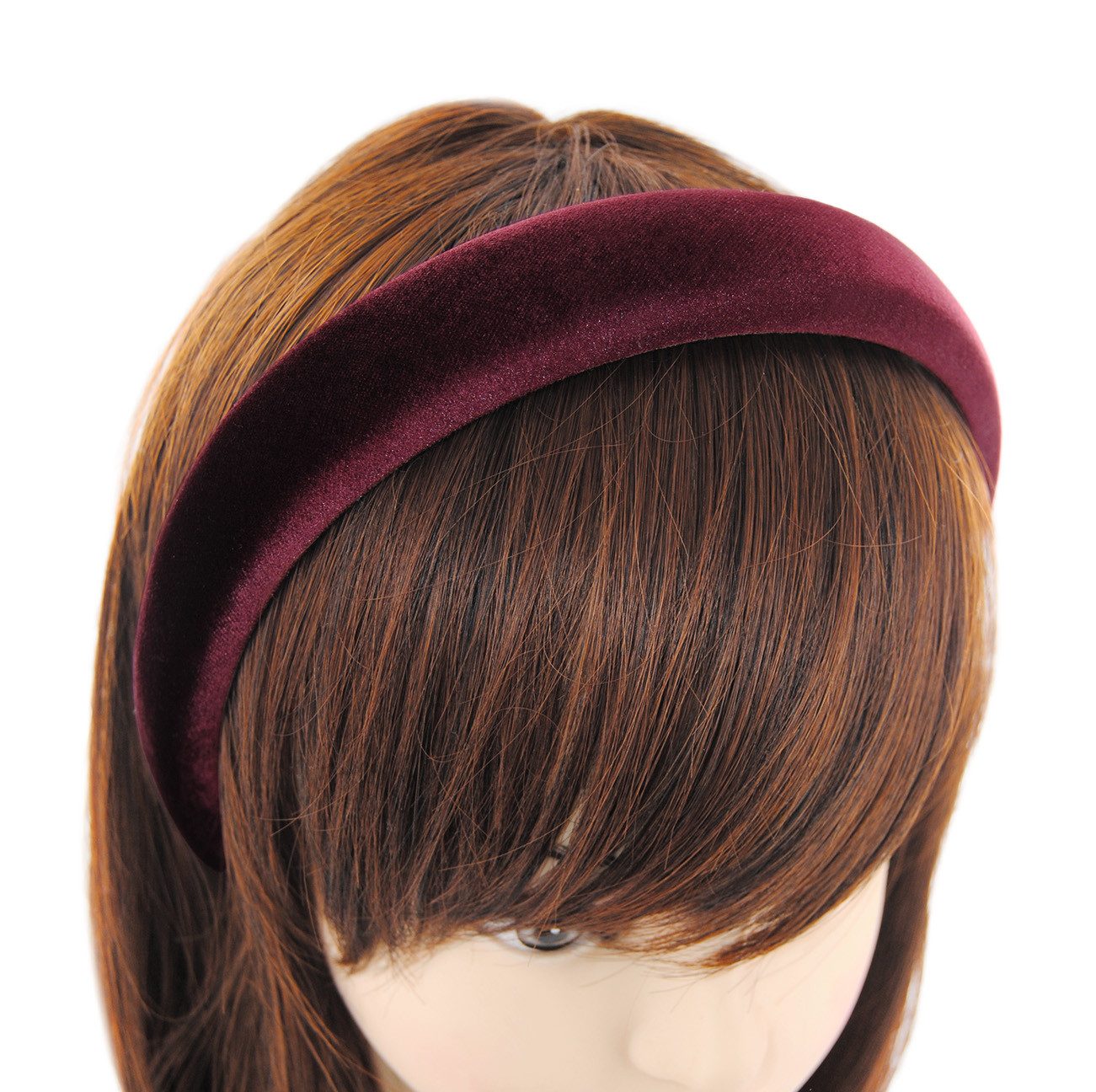 axy Haarreif Samt Haarreif Klassik gepolstert, Wunderschön Vintage Damen Stirnband Haarschmuck Haarreifen